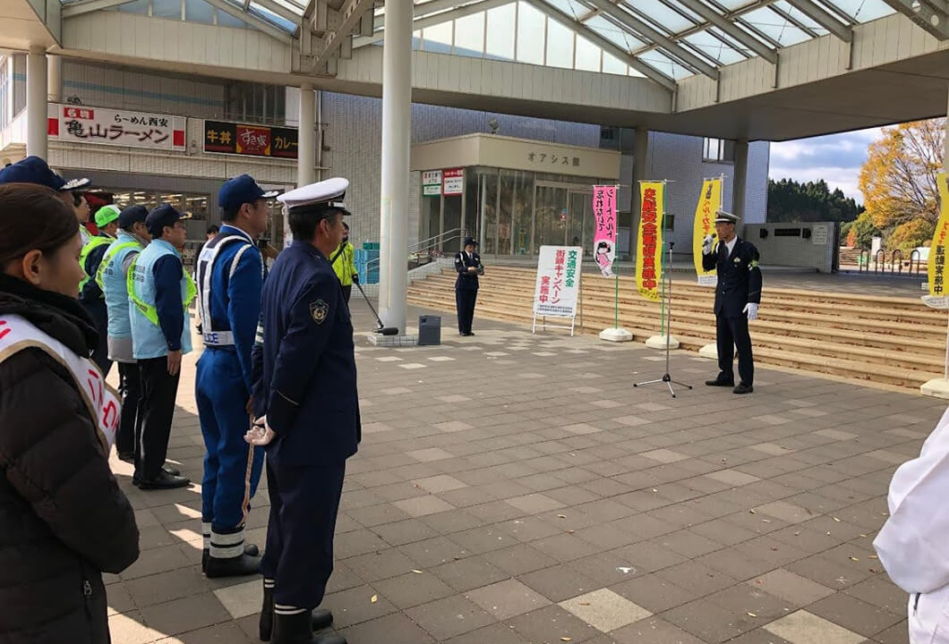 三重県高速道路交通安全協議会主催 冬の交通安全キャンペーン参加