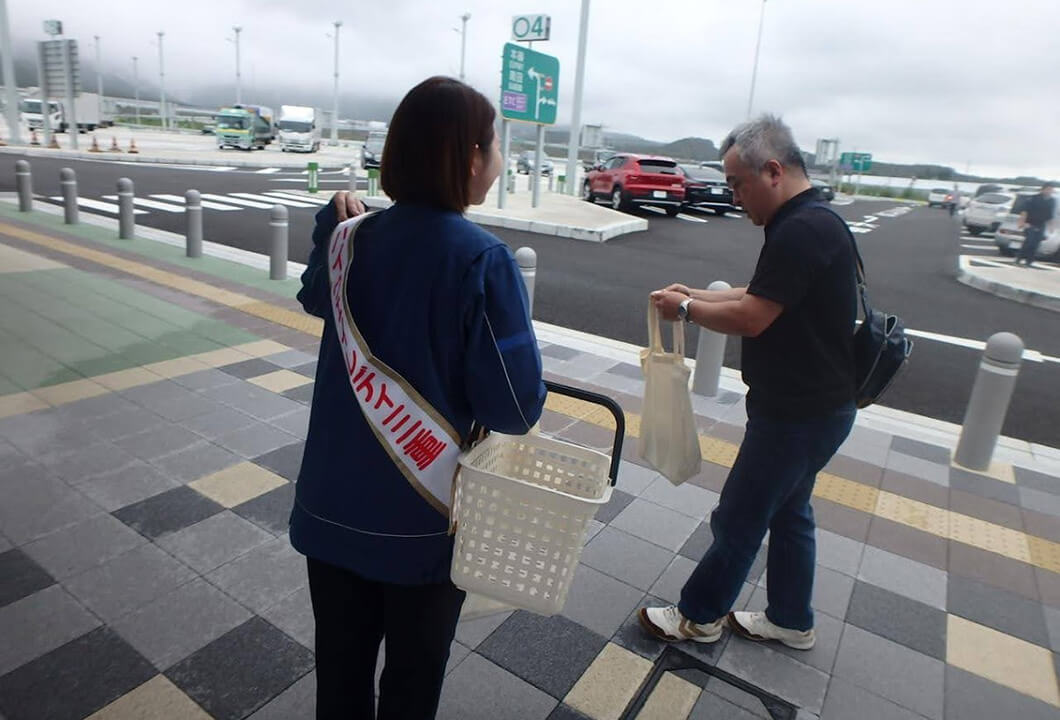 三重県高速道路交通安全協議会主催 冬の交通安全キャンペーン参加